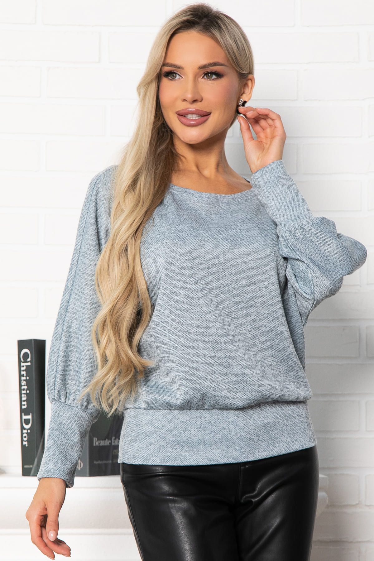 Блуза Гостья из будущего НЬЮ (голубая) Б14920-19М