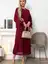 Джемпер с завязками Твист (бордовый) Б14867-10М
