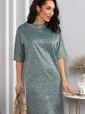Платье трикотажное Ветта (зеленое) П14599-10М