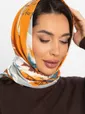 Косынка с подворотом (оранжевая пастель) КП26-23М