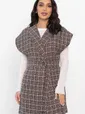 Жилет костюмный из твида Жюлли (кофе) Б14489-4М