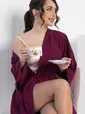 Халат Кимоно (бордовый) ДО12833-21