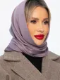 Косынка с отворотом (лиловая) КО20-23М