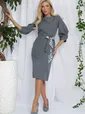 Платье Флавия (серое) П12891-36М