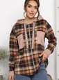 Рубашка Больше чем стиль НЬЮ (коричневая)  Б13907-50М