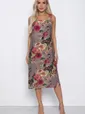 Платье Цветочные узоры (розовое) П10890