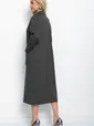 Платье Стильная осень (серое) П11436