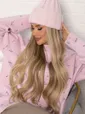 Шапка двухслойная Зимние деньки (нежно-розовая) Ш22-4М