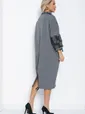 Платье Эванс (серое) П12419-10
