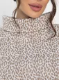 Платье трикотажное Никс (бежевый лео) П14279-4М