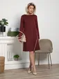 Платье Незнакомка (бордовое) П15129-30М