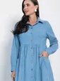 Платье Сабина (голубое) П12658-4