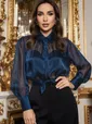 Блуза Вернисаж (сапфир) Б14317-34М
