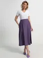 Юбка миди Мариэтта (фиолетовая) Ю14389-16М