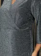 Платье Беатрис (темное серебро) П11848