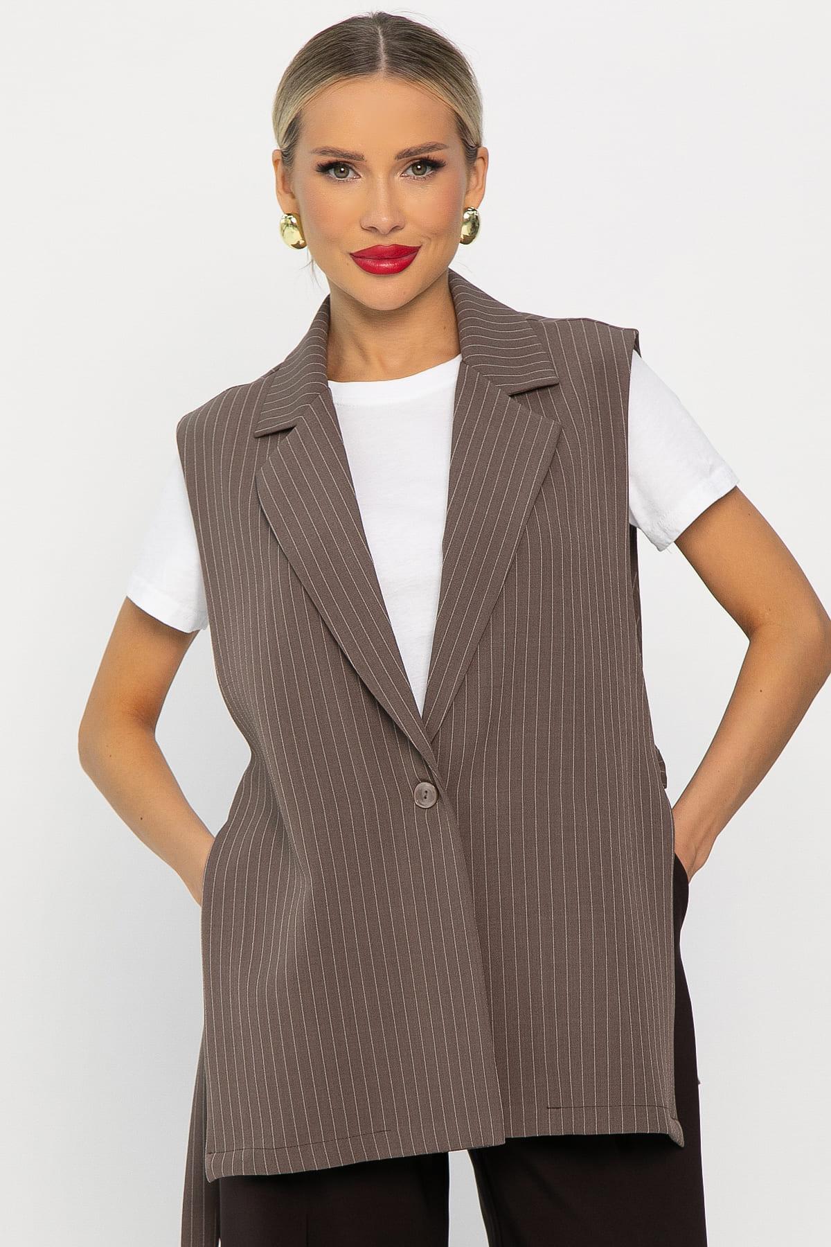 Жилет Рабочий день (кофе) Б14214-4М