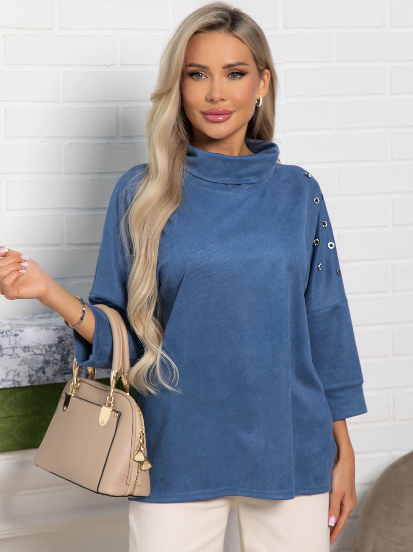 Джемпер Темп города (джинс) Б15464-4М