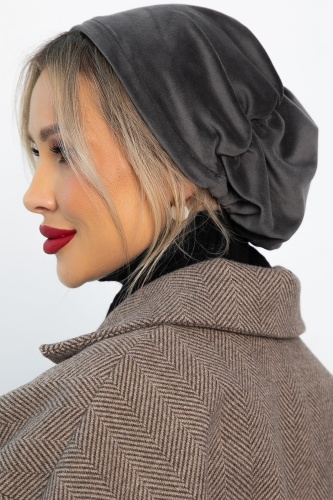 Чалма с резинкой (серая) ЧР12-23М