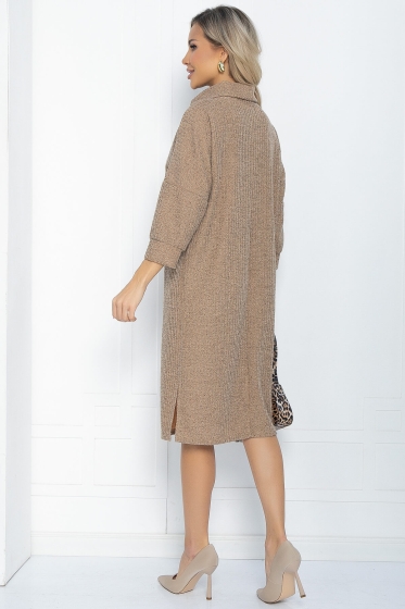 Платье Никс (пыльно-желтое) П12101