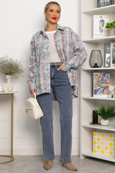 Рубашка Скай (голубая) Б14195-5М