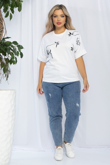 Блуза Ампир (белая) Б13166-20М