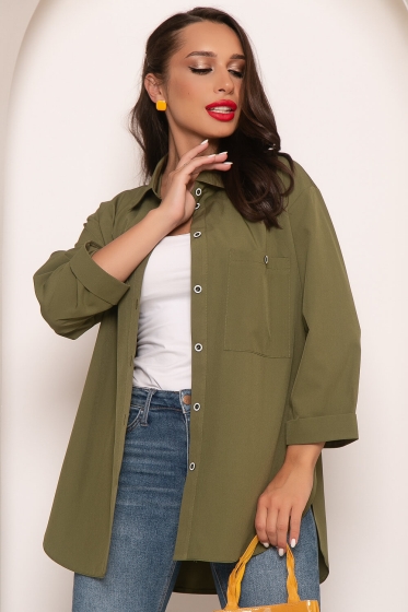 Рубашка "Франциска" (хаки) Б4132