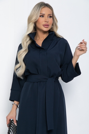 Платье Лорита (темно-синее) П12433-16