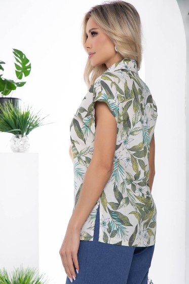 Блуза "Батистория" (молочная) Б8723