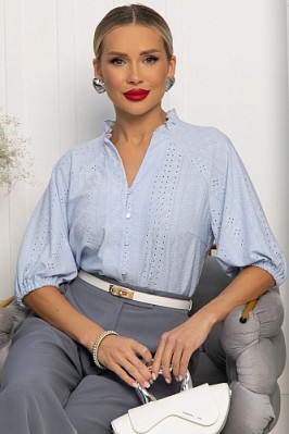 Блуза Люция (голубая) Б14289-45М