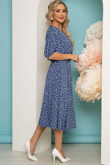 Платье "Беверли" (блю) П3513