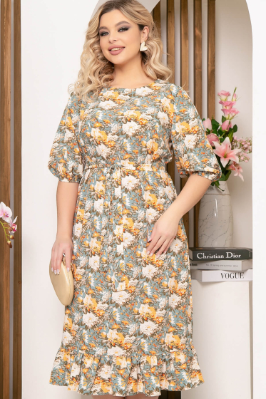 Платье "Айрис" (цветы) П5256