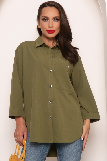 Рубашка "Франциска" (хаки) Б4132