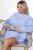 Джемпер "Добавь красок!" (голубой) Б8672 Джемпер "Добавь красок!" (голубой) Б8672