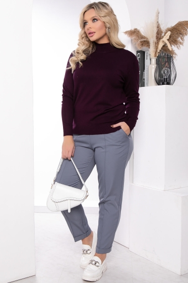 Водолазка Осенняя история (слива) Б14550-20М