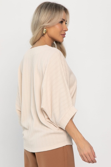 Джемпер трикотажный Джорджина (бежевый) Б14246-12М