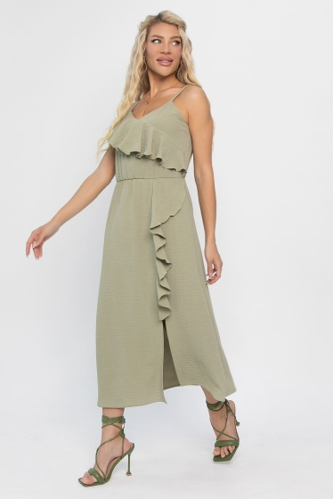 Сарафан Вечер в Сорренто (хаки) П13870-7М