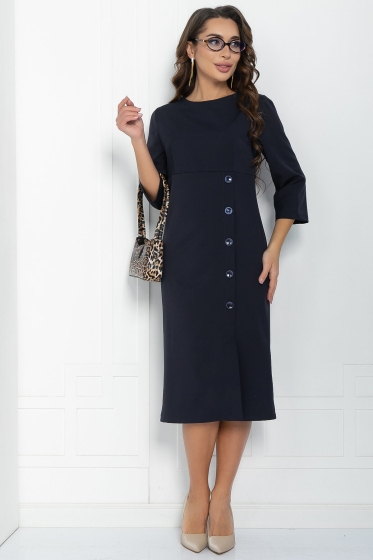 Платье Твое настроение (темно-синее) П11318