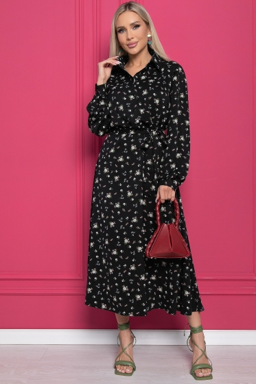 Платье "Арвен" (черное) П8356