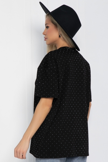 Блуза Альба (черная) Б12601-20