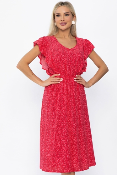 Платье Айлана (красное) П13931-35М