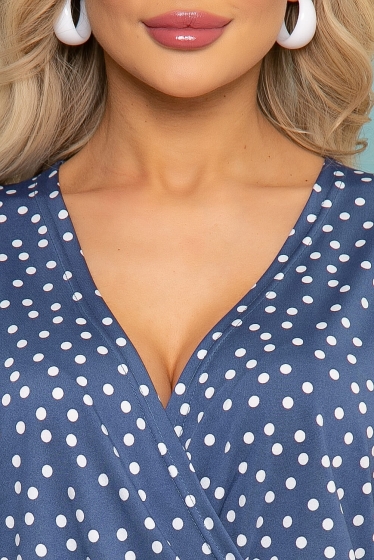 Платье "Беверли" (блю) П3513