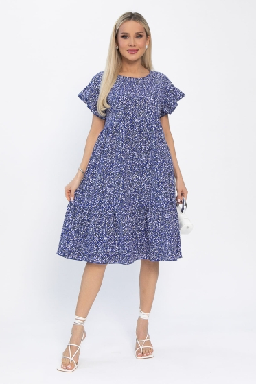 Платье Лапушка (синее) П13535-18М