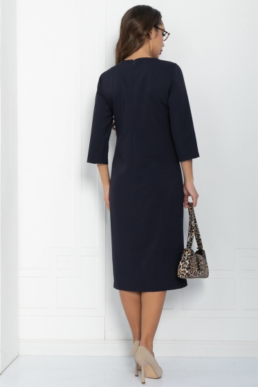 Платье Твое настроение (темно-синее) П11318