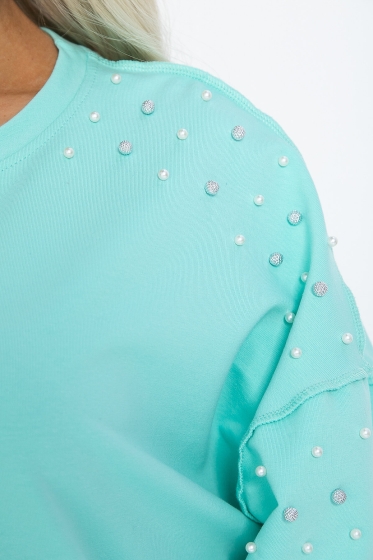 Свитшот Бьянка (мята) Б12367-1