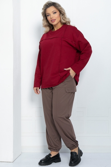 Свитшот Эспен (бордовый) Б11888 Свитшот Эспен (бордовый) Б11888